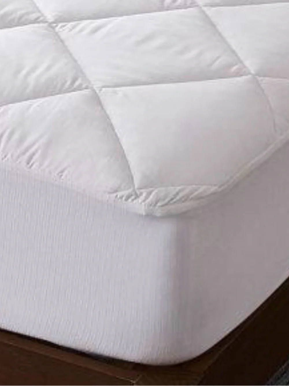 Eddie Bauer Twin White Mattress Pad